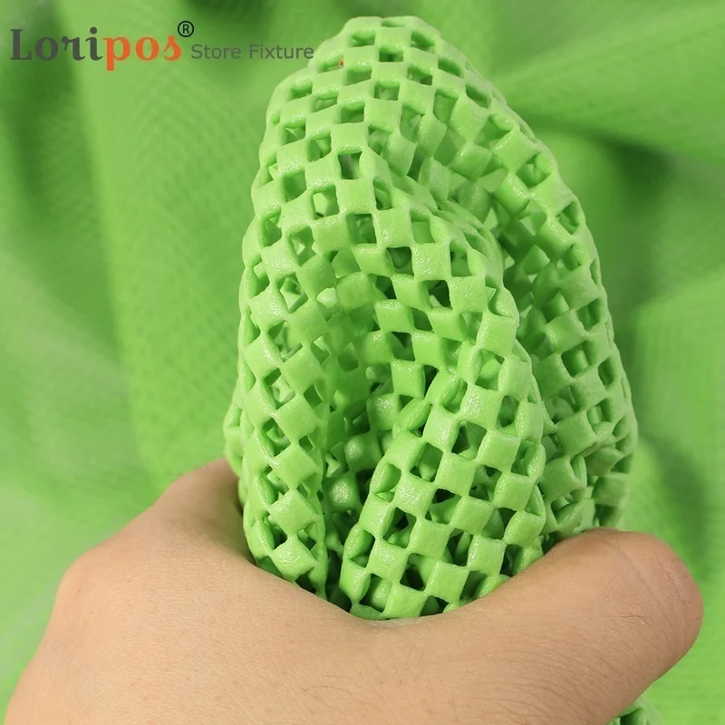 1.6 Width Environmental protection PVC Supermarket garden stuff shelf accessory fruit and vegetable Anti-crimp non-slip nets mat
