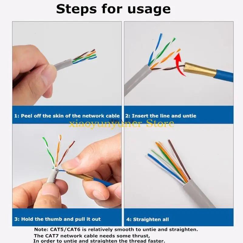 CAT5 CAT6 CAT7 Rj11 전화선용 P9JB 네트워크 케이블 와이어 스트레치 릴리스 도구