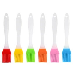 Silicone Oil Brush Barbecue Basting Brush Seasoning Sauce Cake Bread Butter Egg Heat Resistant Home Kitchen Baking Cooking Tools