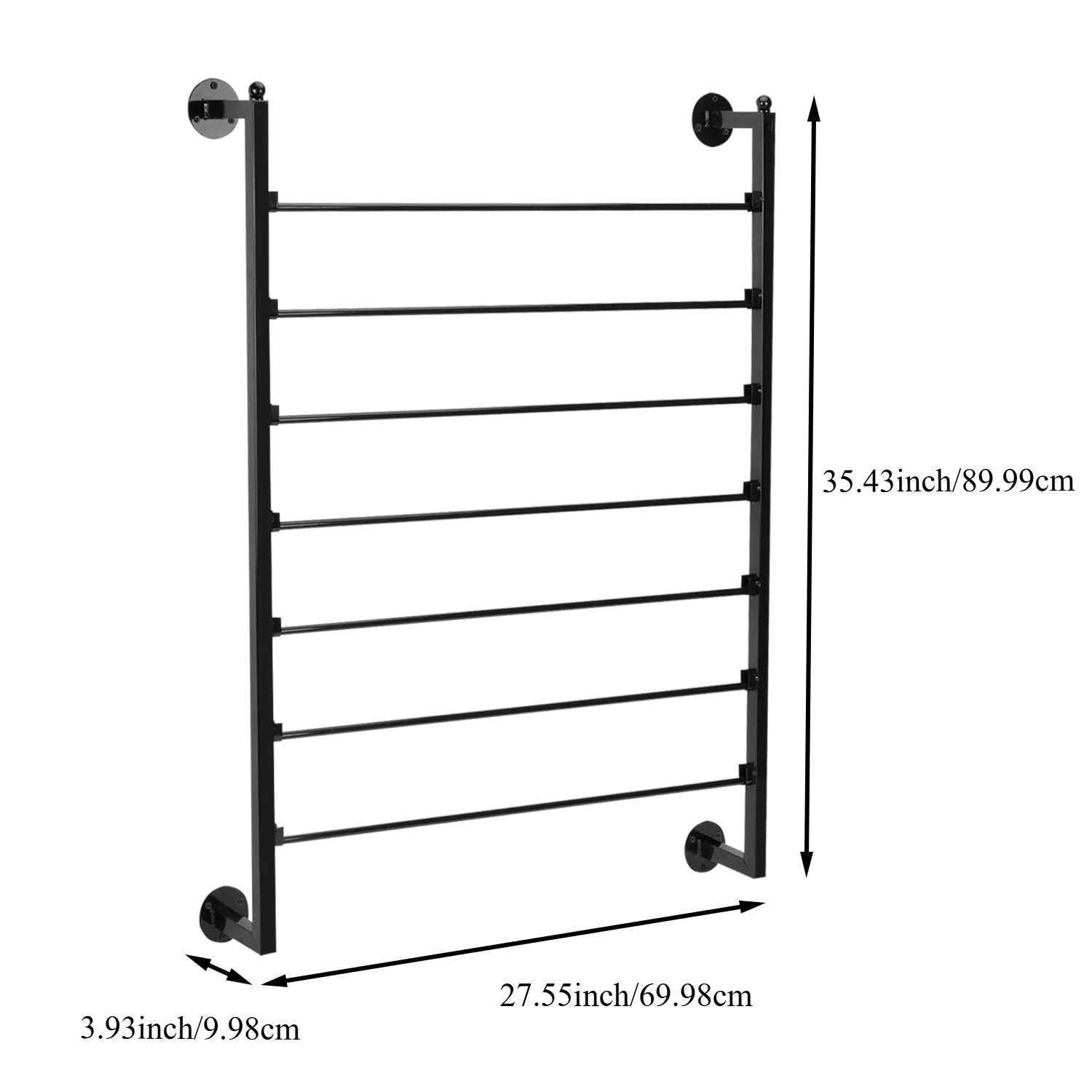 Organizzatore per la conservazione del nastro,Organizzatore per nastro montato a parete,Rastrelliera per carta da regalo,Servazione del nastro metallico a 7 livelli per sala artigianale,Flower Sho - immagine 3