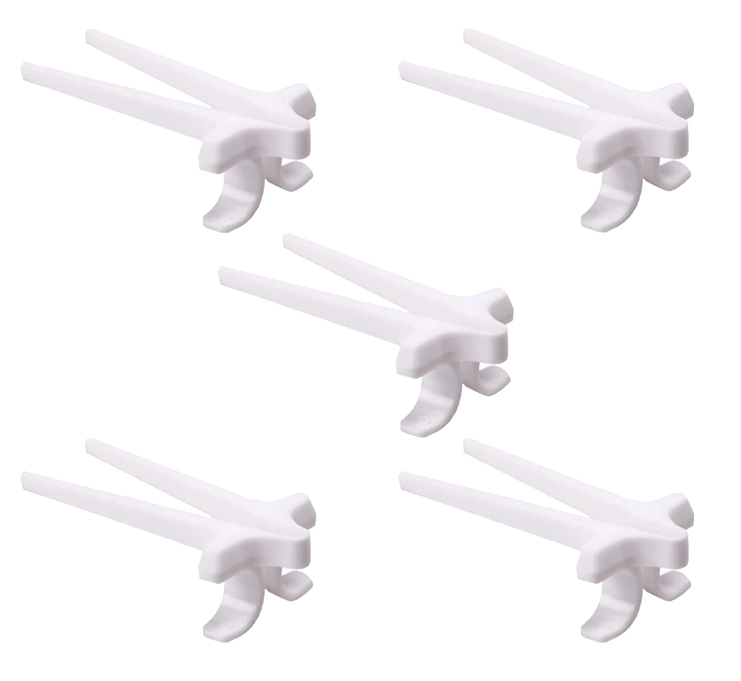 5pcs White