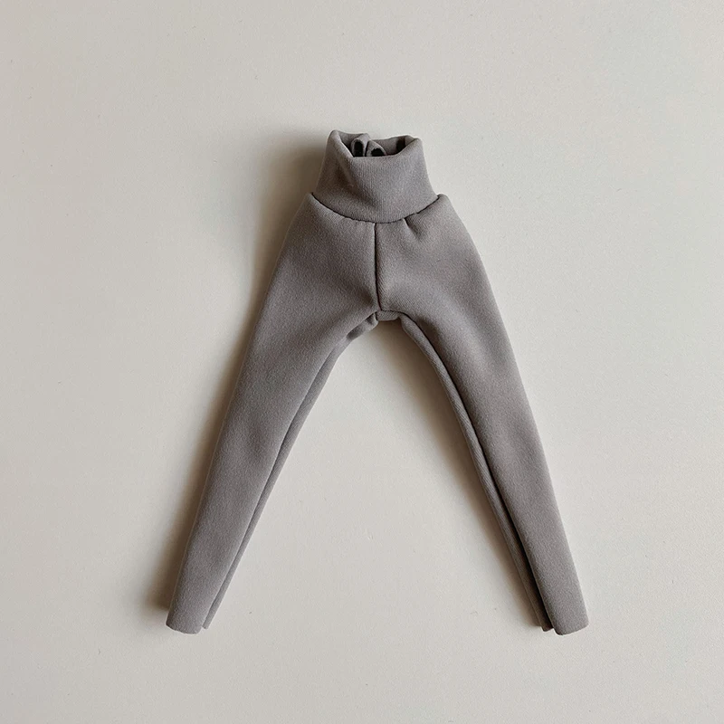 1Pcs Blyth Doll Clothes Long Sleeve Soft Fur Coat Tops Yoga Pants Leggings Warm Casual Wear for Blyth OB24 Pullip 1/6 Dolls