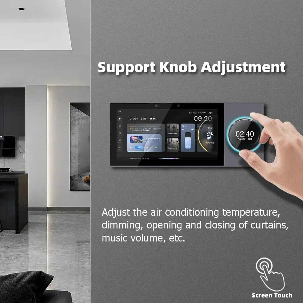 inch WiFi Android Touch Screen Tuya Smart Spotify Online Video