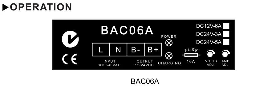 de bateria módulo 12v 6a auto inteligente