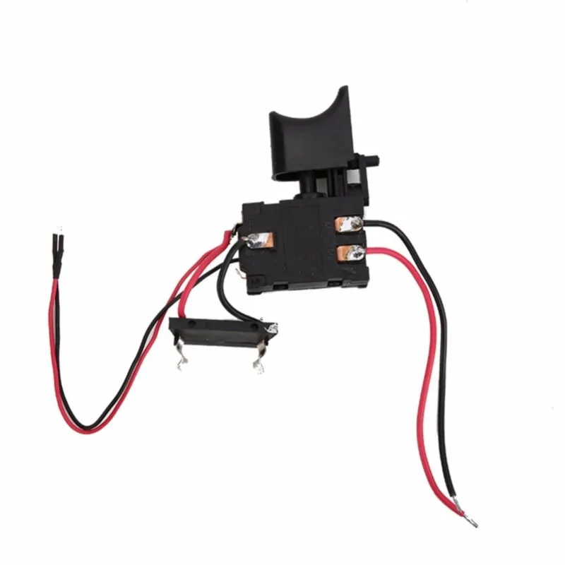 7.2V-24V 16A Lithium Battery Cordless Drill Switch Speed Control Electric Drill Trigger Switch with Small Light FA2-16/1WEK