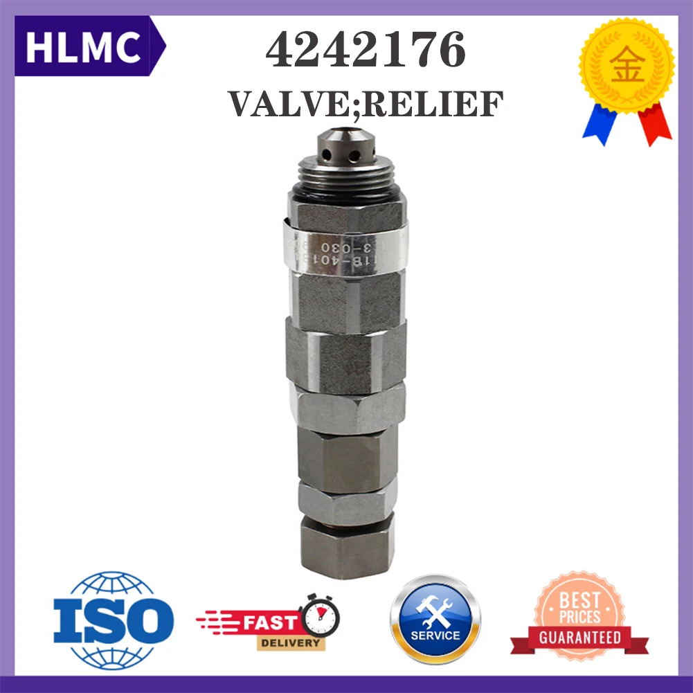 Excavator Spare Parts EX200 EX200K RX2000 Main Control Relief Valve HITACHI Excavator 4242176