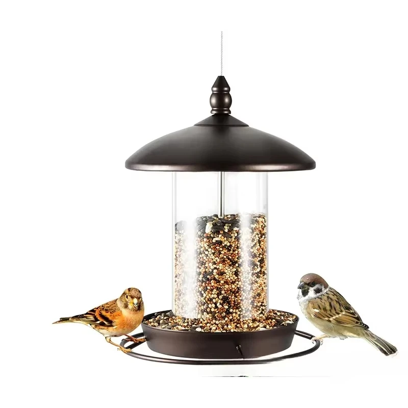 Anti-squirrel Hummingbird Feeder Hanging Standing Outdoor Courtyard Garden Bird Water Feeder Wild Bee Bird