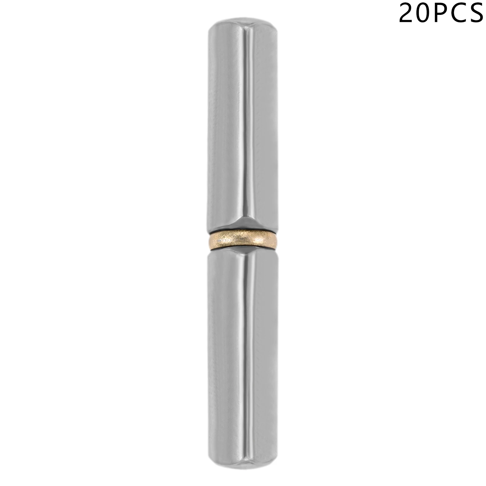 stainless steel hinges door hinges 20pcs 60x10mm Carbon Steel Weld On Bullet Hinges Welded Removal Door Shaft Hinges Home Gate Window Part Male to Female Hinge Pin