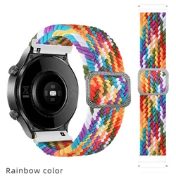 Nylon Canvas Wrist Strap Bracelet for 22mm (Multicolor)