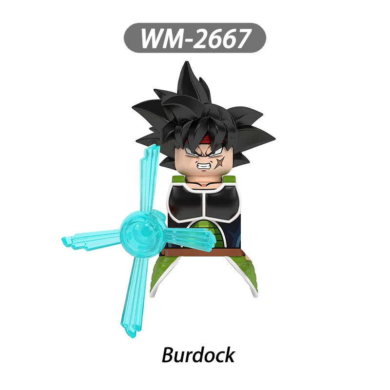 1pcs Anime Broli Buliding Blocks Bricks Cartoon Mini Action Anime Figures Assembl Toys Birthday Gift 3