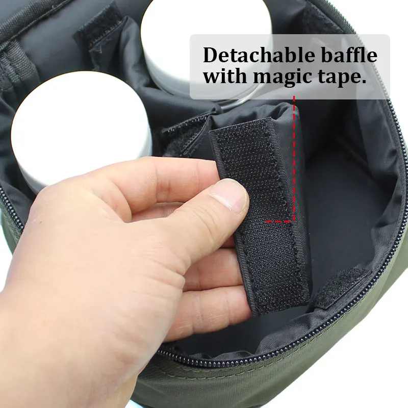 Karpfenangeln Zubehör Pop Up Boilies Angelhaken Köder Aufbewahrungstasche Organizer mit Glug Pot Beutel für Karpfen Angelgerät Werkzeug – Detail 7
