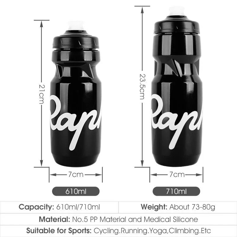 Water Bottle Bicycle Water Bottle Sports Bottle 610/710ml Bicycle Water Bottle PP5 Food Grade MTB Road Bike Kettle Cycling Fitness Running Bottle Brand Portable Water Lock Cup