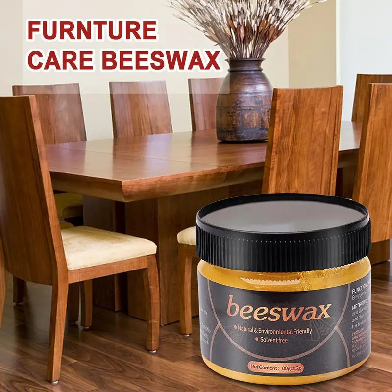 Wood Seasoning Beewax Furniture Beeswax Polish Wood Floor Furniture Cleaner Wear-Resistant Wax Furniture Care Home Cleaning 2