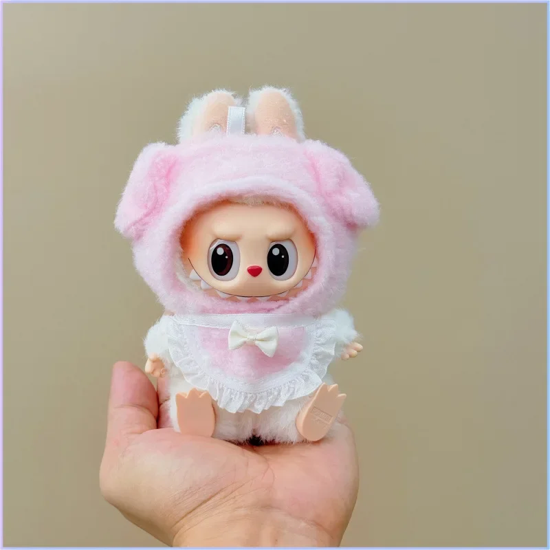 For 17cm Labubu Cute Animal Hat Decoration Doll Clothes Ropa Labubu V1 V2 V3 Kawaii Outfit Accessories Doll Clothes 3