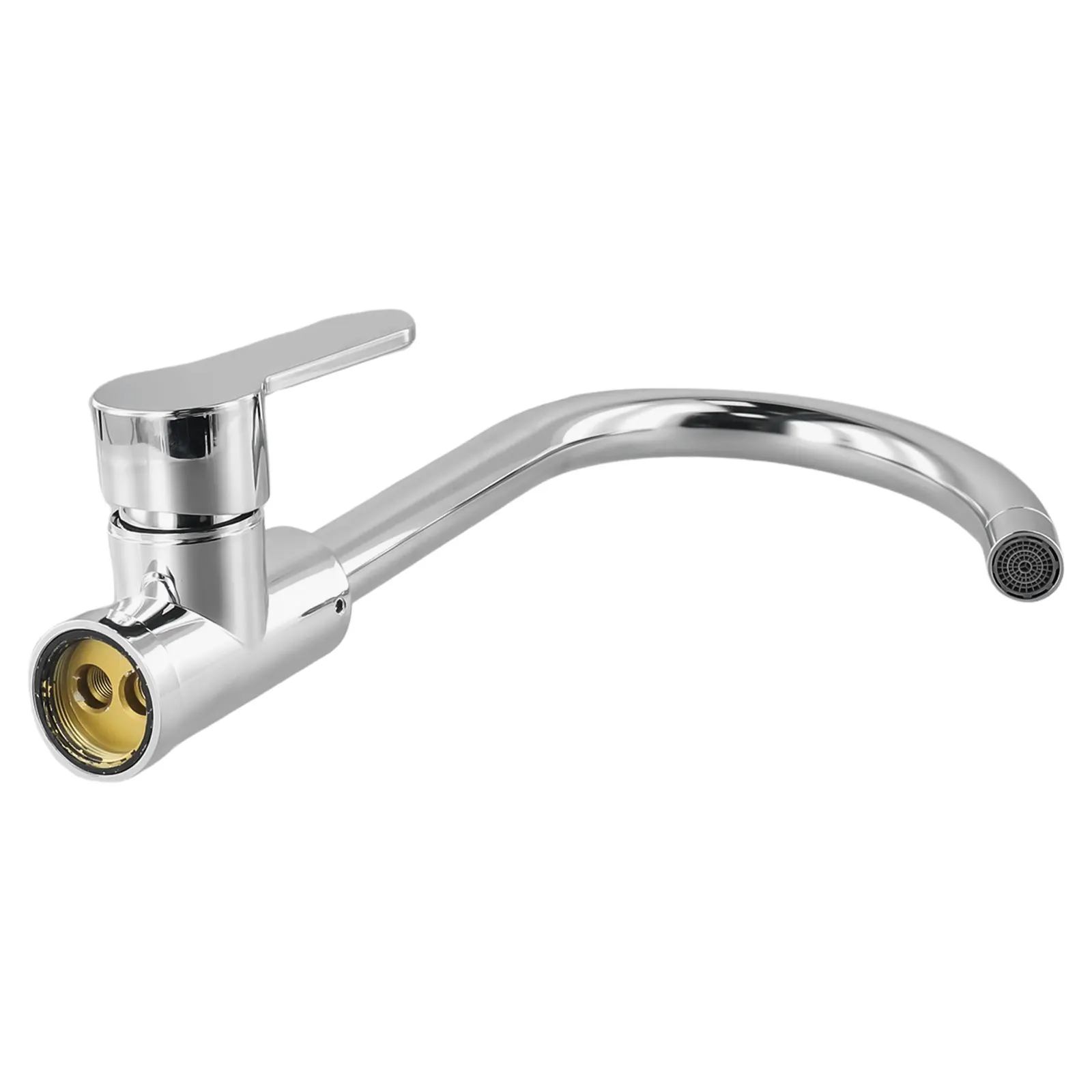 Kitchen Faucet Thickened Plastic Water Tap Cold And Hot Rotation Deck Mounted Single Lever Bathroom Kitchen Sink Faucet kitchen faucets bathroom faucet