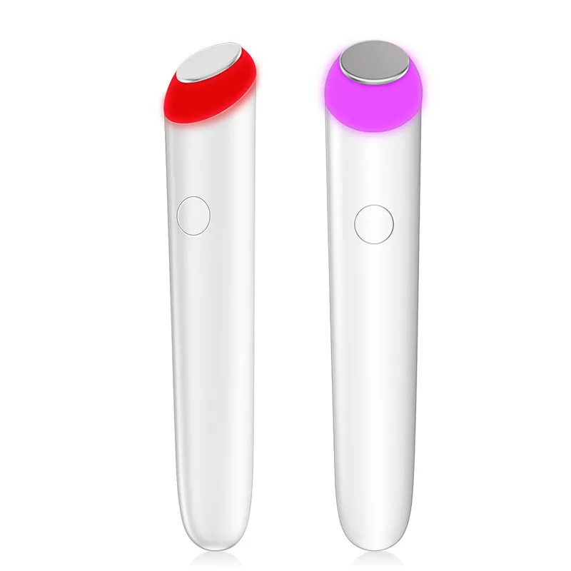 Mini Ultrasonic Eye Care Beauty Instrument Anti Wrinkle LED Light Therapy Massage Eye Bags Dark Circles Remove Vibration Device