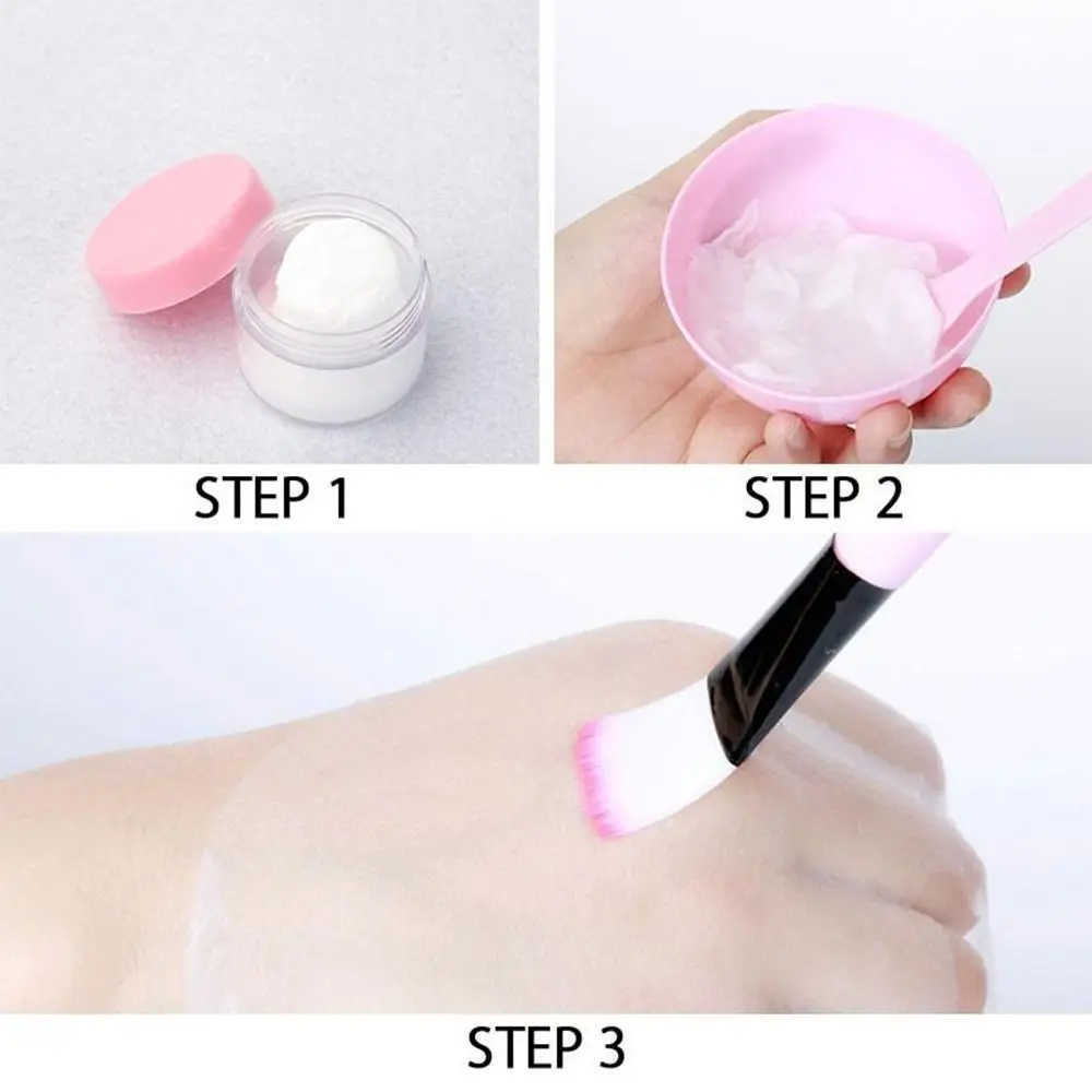 DIY Face Mask Mixing Bowl Set with Silicone Bowl and Makeup Tools
