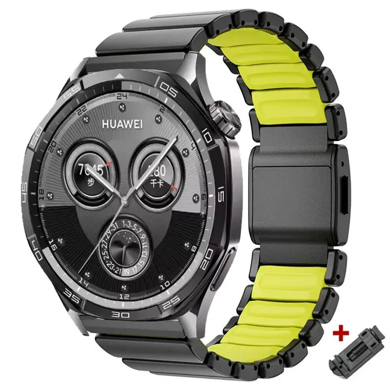Luxury 22mm Alloy Metal Bracelet Strap
