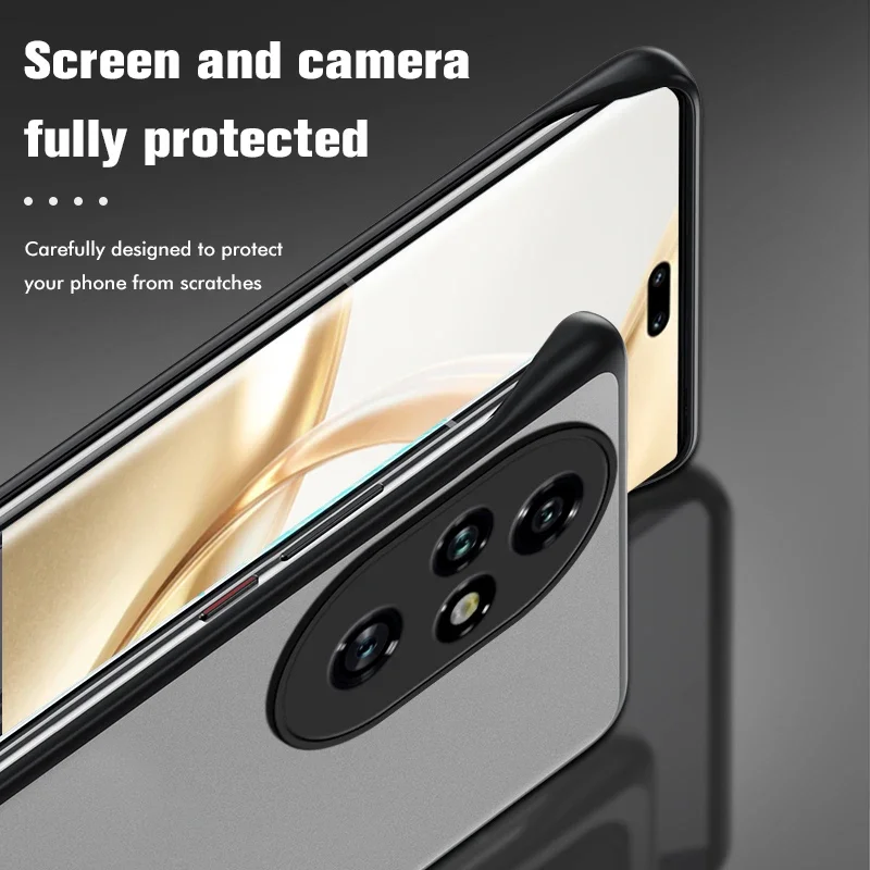 Ultra Thin Frameless Translucent Matte Phone Case – Elegant Hard Back Cover