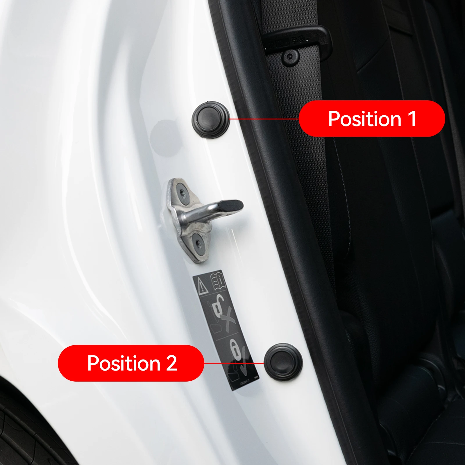 Door Bumper Protector Stickers Universal Shock Absorbing Mute Shock Noise Gaskets 10/20PCS Bumper Protector for Cars Trucks SUV car door gasket shock absorber buffer shock absorber protector shock absorber cushion