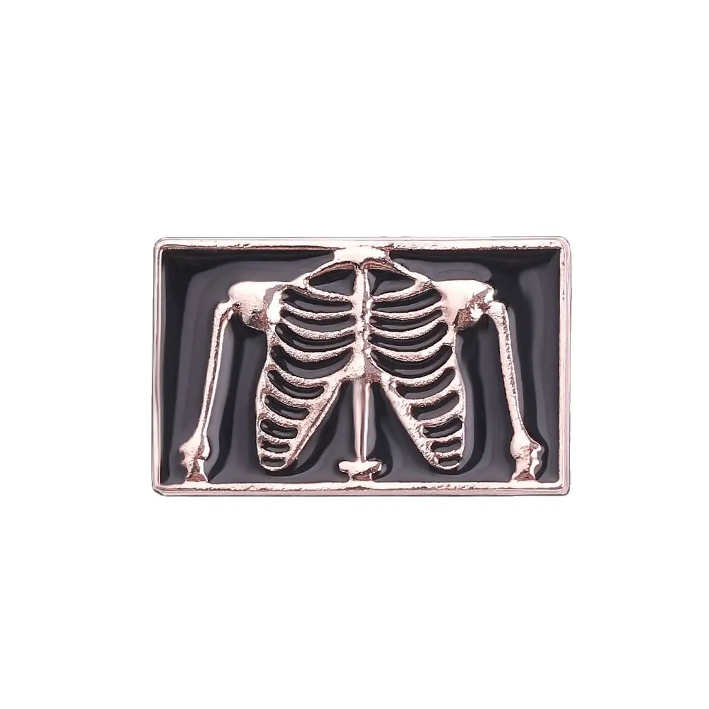 

Creativity Skeleton Brooch Organ Medical Enamel Pin Jewelry Metal Badge Pin Clothes Jacket Accessories For Doctors and Nurses