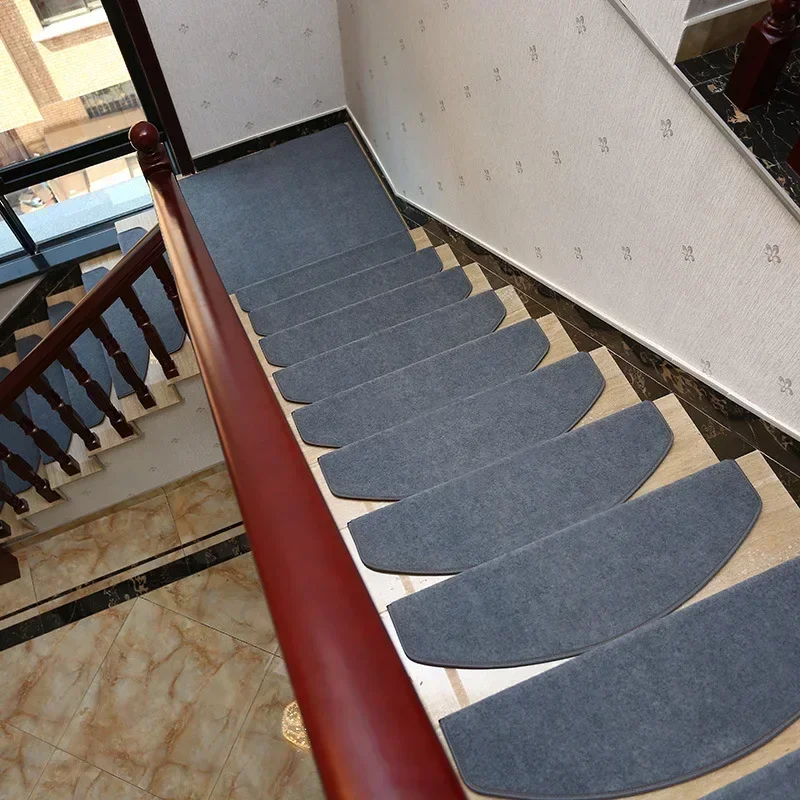 Simple New Anti Slip Self-adhesive Carpet For Stairs Step Pad For Household Stairs Protective Cover Pad 65CM * 24cm