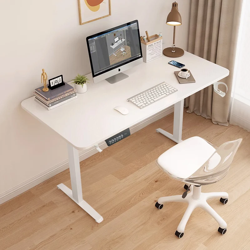 Electric Computer Table Vertical Desk Workstation Integrated Desktop Lifting and Lowering Function