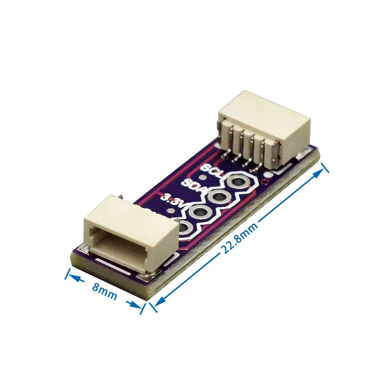Adapter adapter für Steck brett kabel adapter für qwiic jst sh 1mm bis 2,54mm Reihen stifte – Detail 1