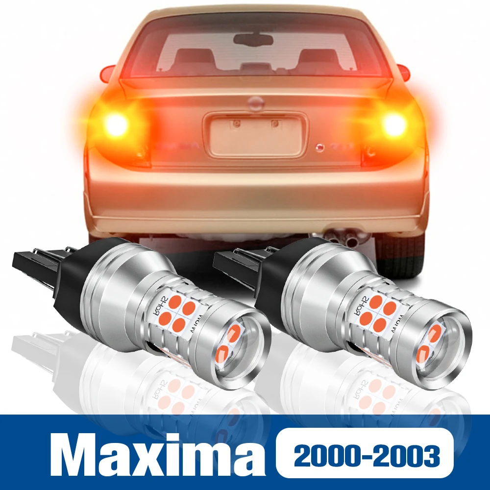 

2pcs LED Brake Light Blub Lamp Accessories Canbus For Nissan Maxima 2000 2001 2002 2003