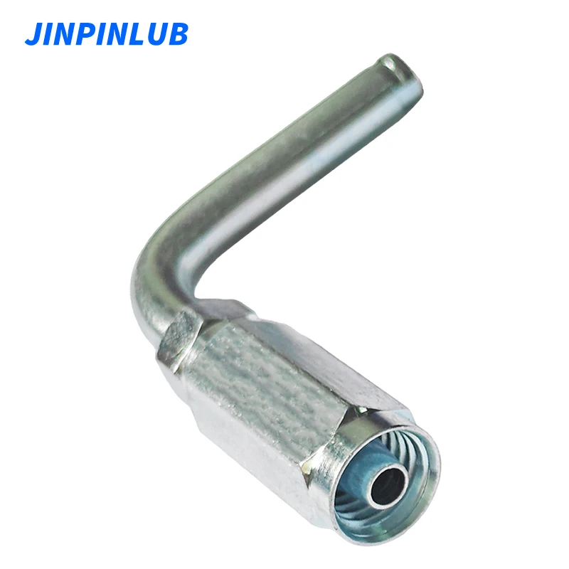 plating straight elbow connector Hose Stud Threaded Sleeve 6mm 8mm 10mm for high pressure hose