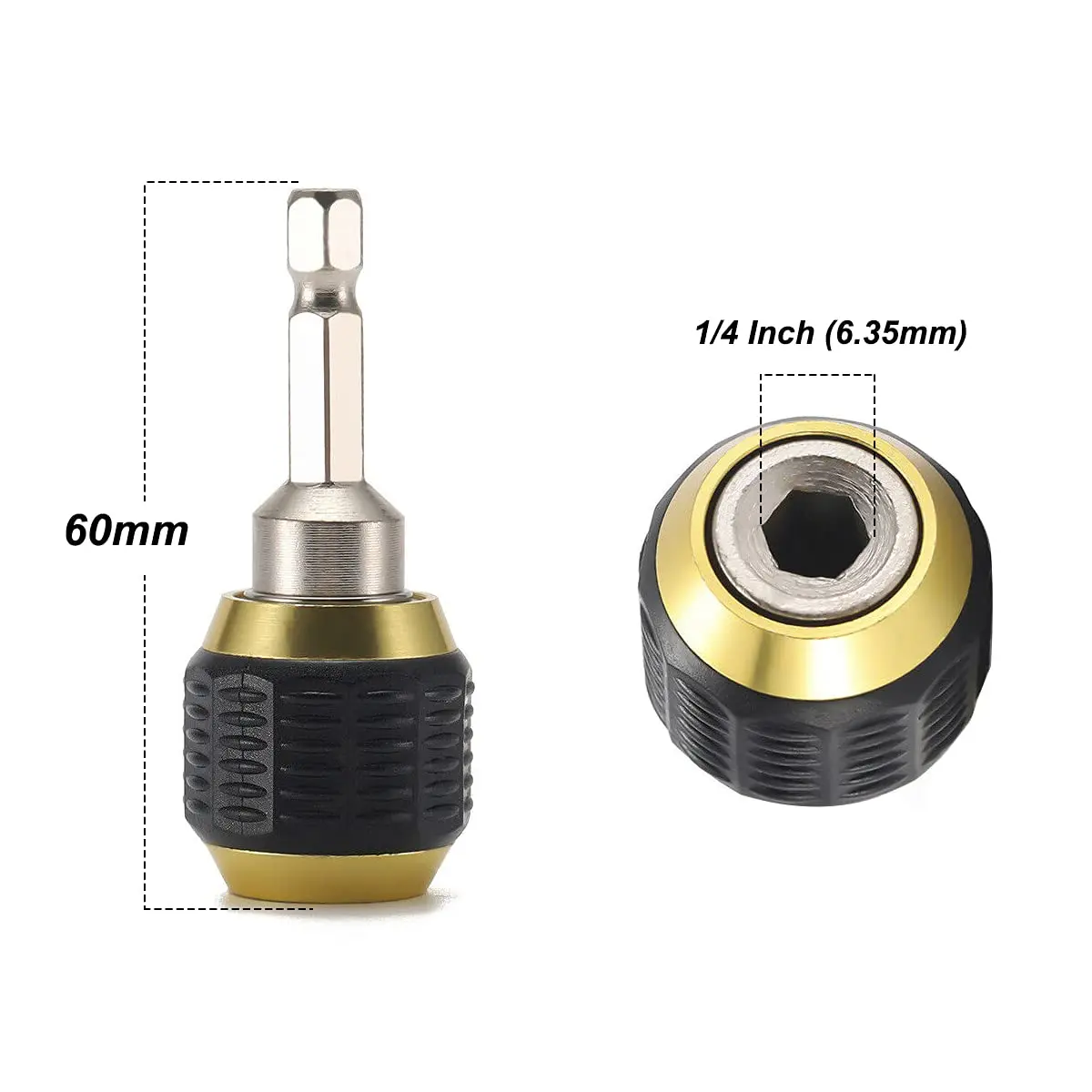 Large Head Pop-up Quick Release Self-locking Hexagonal Handle Extension Rod Electric Drill Driver Conversion Screwdriver Tool