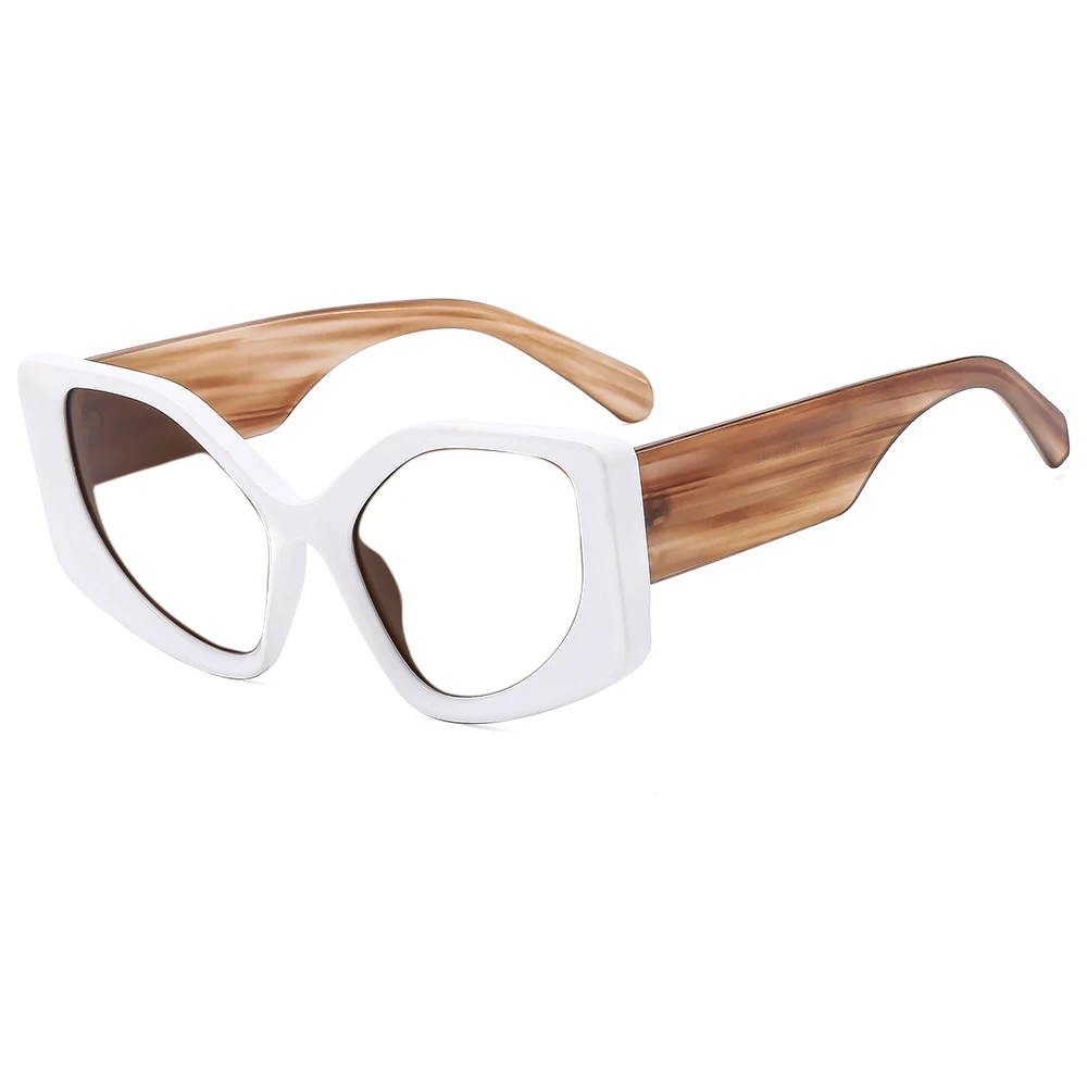 R57291 Bonbon farbe Katzenauge Lesebrille Frauen Mode bunte große Rahmen presbyopische Brille diopt risch 50 300 – Detail 8