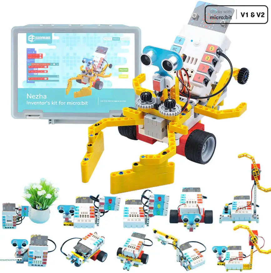 

ELECFREAKS micro:bit Nezha 48 IN 1 Inventor's Kit