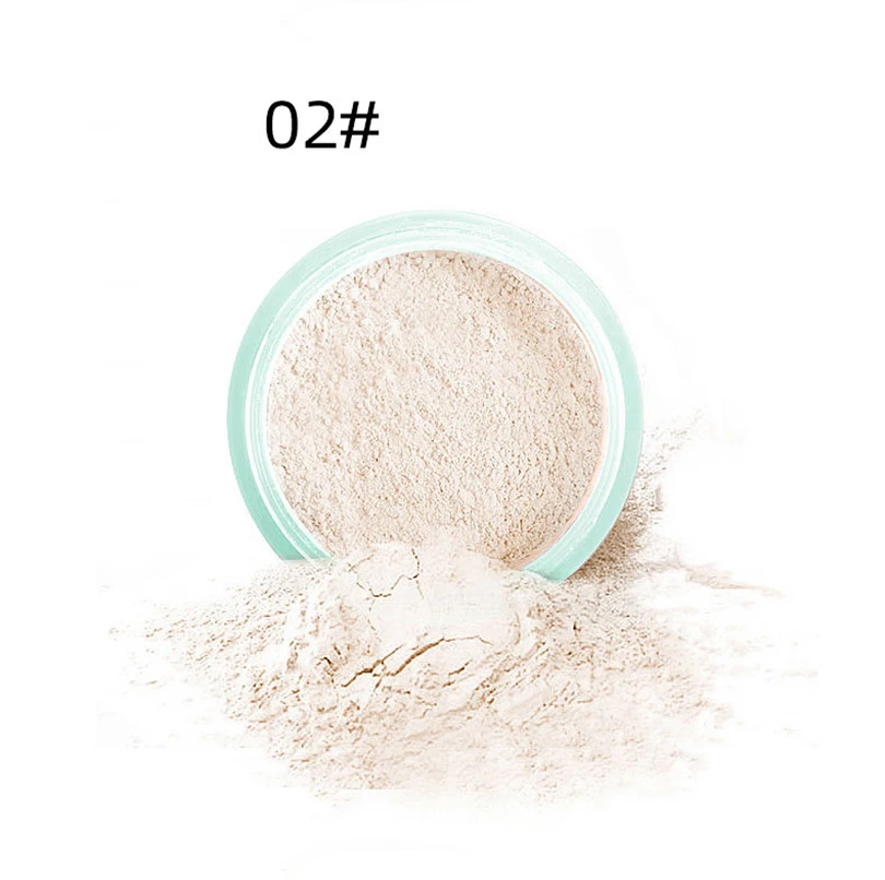 Loose Powder 3 color facial waterproof oil control honey powder long-lasting with powder puff
