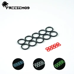 FREEZEMOD Silicon O Ring G1/4 Anti Seal Leak Proof Rubber Ring Hand Compression Hard Tube Fitting For Water Cooler System MFQ