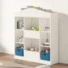 Kids Toy Storage Organizer, 12 Cubby Castle Bookcase and Bookshelf, Nursery Childrens Toddlers Dollhouse Kid Bookshelf 6