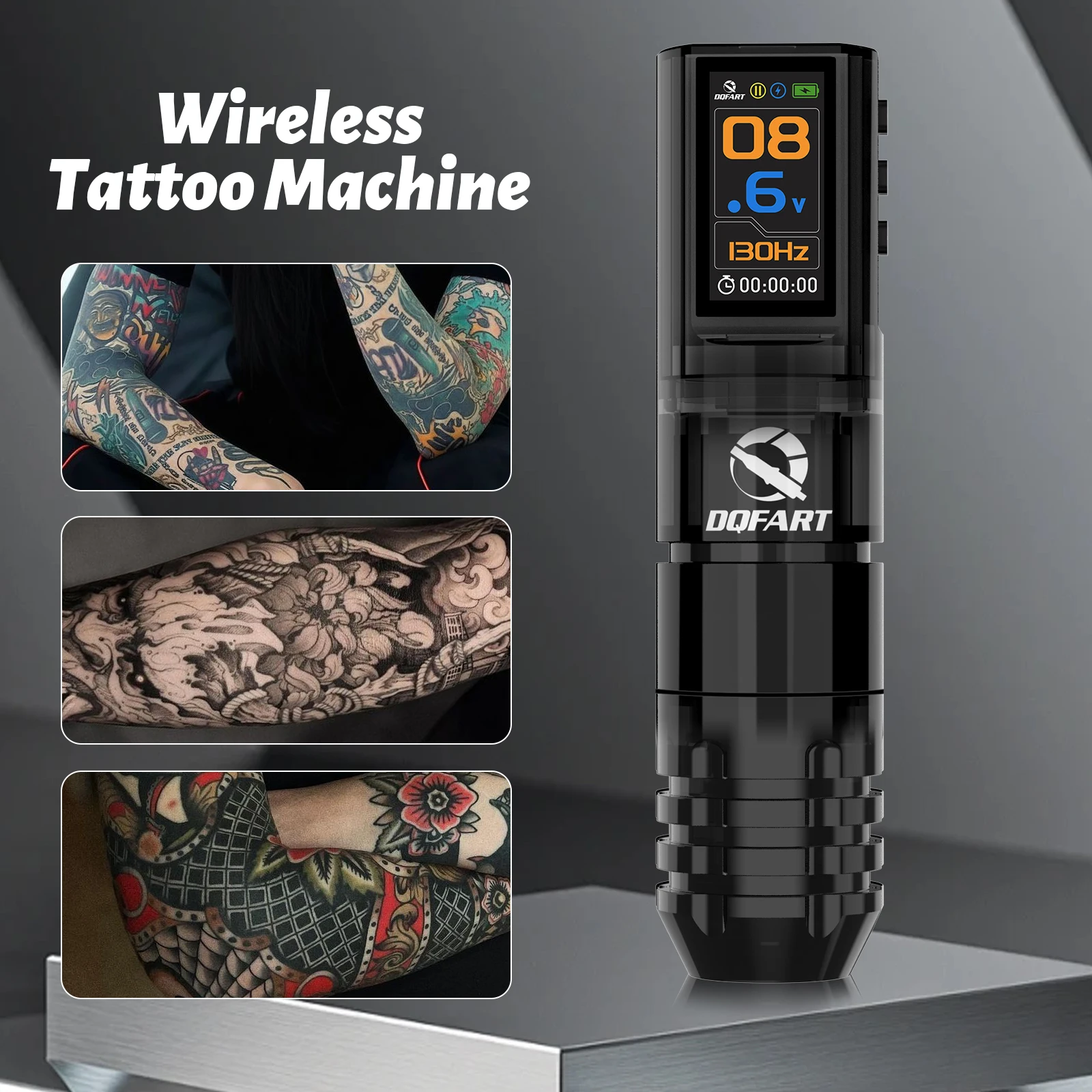 Tattoo Kits Full Kit Tattoo Machine For Permanent Makeup Tattoo Pen Kit Wireless Power Supply Tattoo Supplies Accessiores - 2