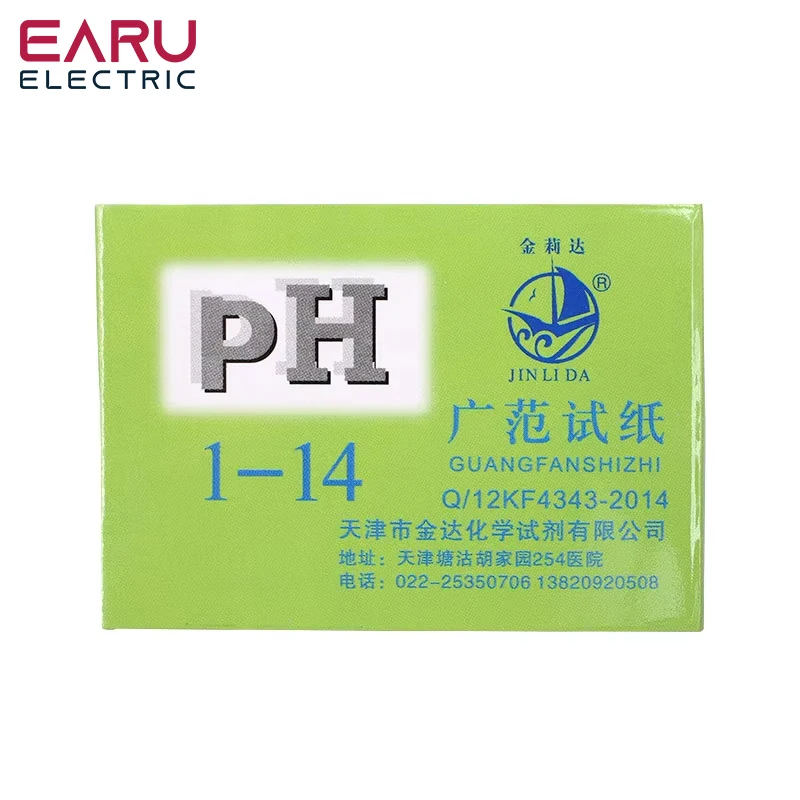 80 Strips/pack PH Test Strips Full PH Meter Controller 1-14st Indicator Litmus Tester Paper Water Soilsting Kit Factory