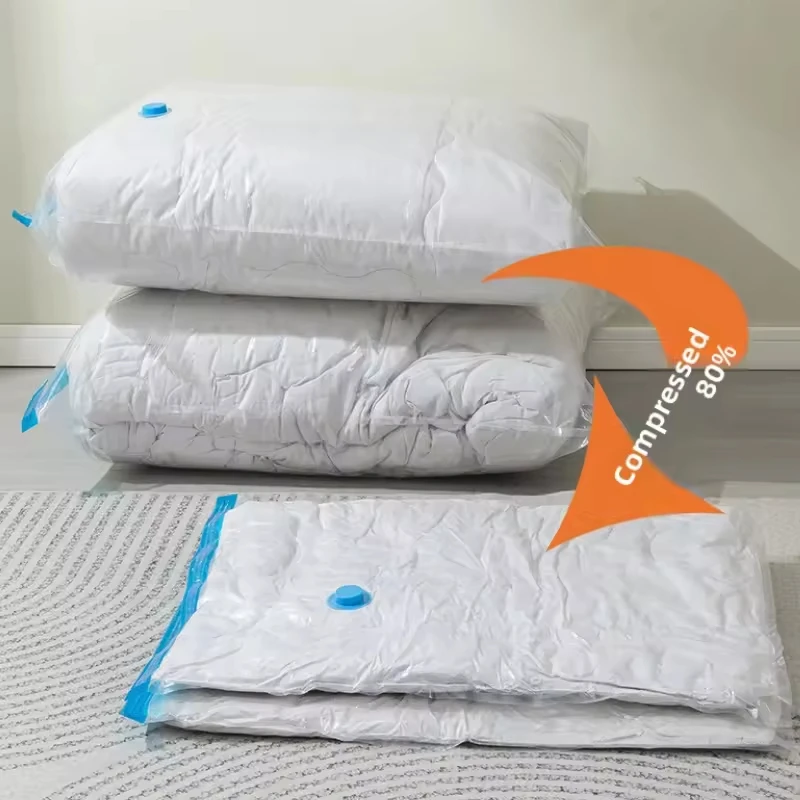 20 Pack Vacuum Storage Bags, Space Saver Compression for Comforters and Blankets, Sealer Clothes Hand Pump Included 20 Pack Vacuum Storage Bags, Space Saver Compression for Comforters and Blankets, Sealer Clothes Hand Pump Included