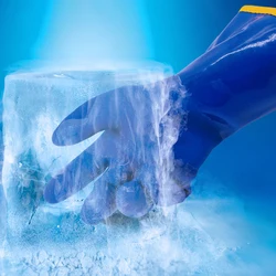 Fishing Work Gloves Cold-proof Thermal Cold Storage Anti-freeze Unisex Wear PVC Waterproof Low Temperature Outdoor Sport