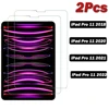 2Pcs Tempered Glass Screen Protector Cover For Ipad Pro 11 2018 2020 2021 2022 Tempered Film For iPad Pro 11 1st 2nd 3rd 4th 1