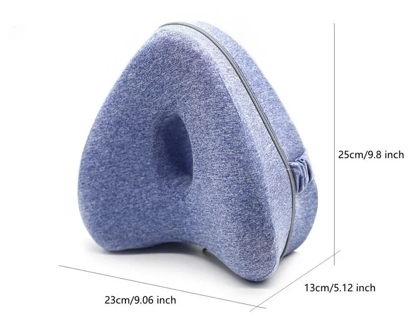 Memory Cotton Leg Pillow Hollow Heart Pregnancy Side Sleeper Sciatica  Orthopedic Sciatica Back Hip Relief Pillow For Bed, Sofa - AliExpress