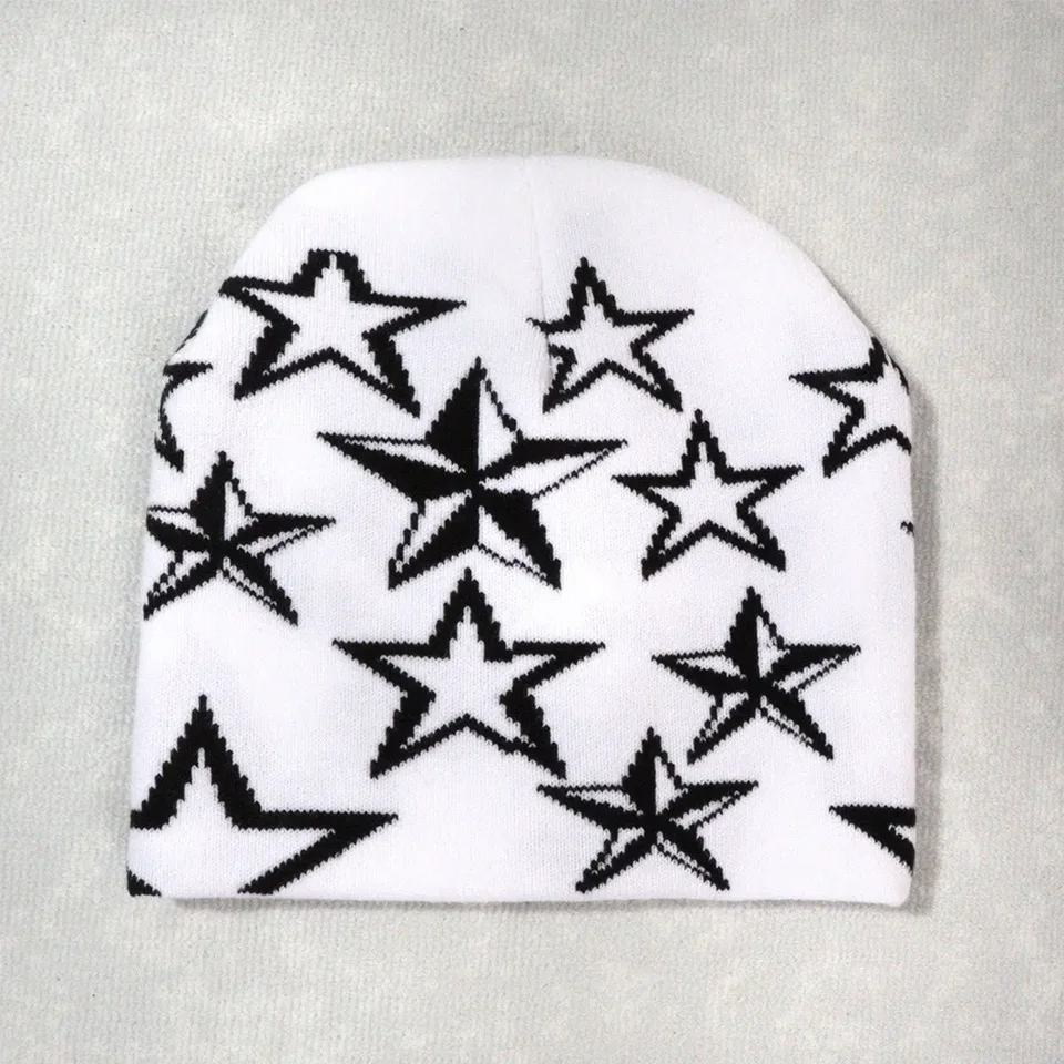 Century Star Unisex Beanie - Soft Cuff Knit Hat For Men & Women, Winter Skull Cap, One Size Fits Most, White - View #8