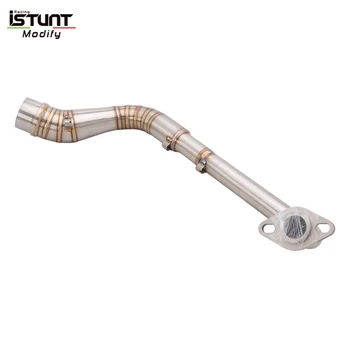 Slip On Motorcycle Exhaust For YAMAHA NMAX125 NMAX155 NMAX 125 155 2015-2017  Escape Moto System Modify Muffler Front Link Pipe