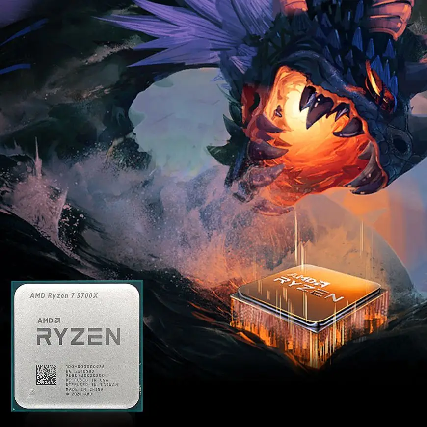 CPU Ryzen7 5700X AMD Ryzen 7 5700X Processor 8-core 16 Threads up to 4.6 GHz