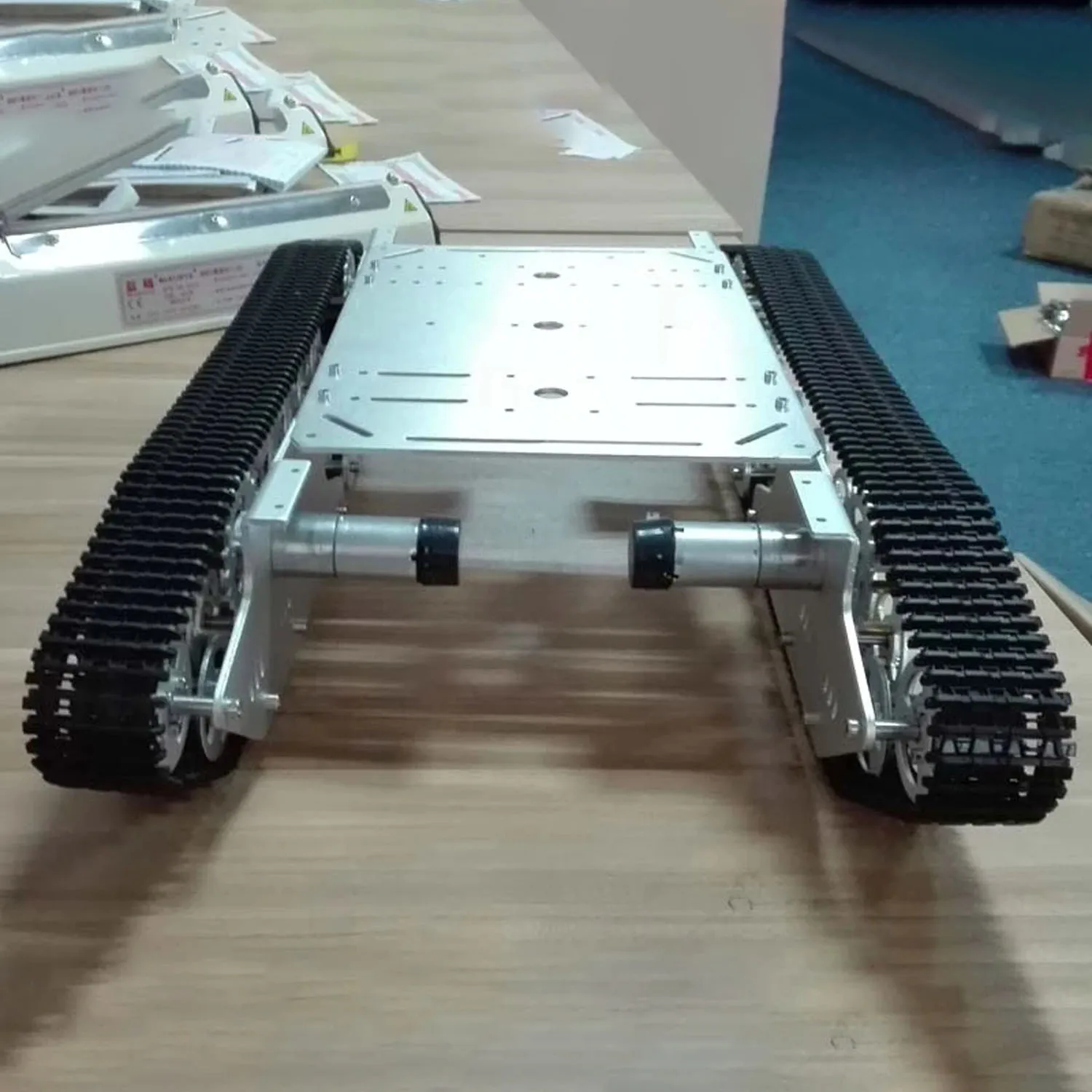 Rc Metal Tank Chassis 4wd Robot Crawler 