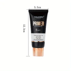 Waterproof Transparent Gel Makeup Primer - Long - Lasting Matte Foundation with Natural Avocado and Rose Extracts (F228)