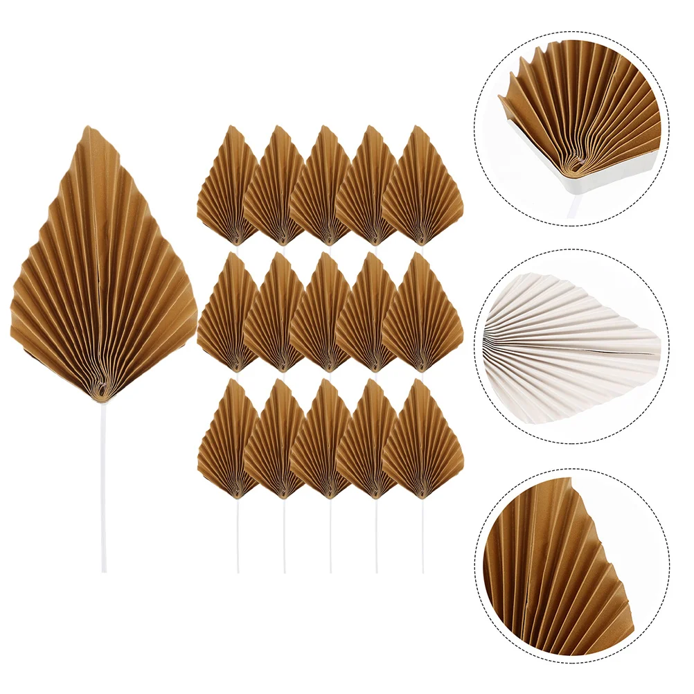 

Palm Leaves Cupcake Toppers Party Dessert Topper Birthday Cake Decoration Cake Pick Cake Insert Decor Cake Ornament