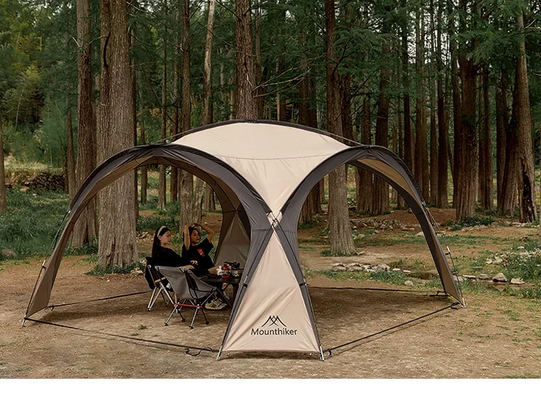 Mighty Dome Tent For Eight To Ten With Silver Coated Fabric Sun Shield