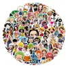 100pcs/Set ONE PIECE Anime Cartoon Stickers Decal For Luggage Notebook Helmet Decal Computer Refrigerator Skateboard Trunk 2